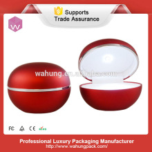 luxury red oval led ring box wholesale