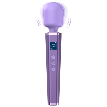 Smart Vibrating Wand Featuring LCD Interface