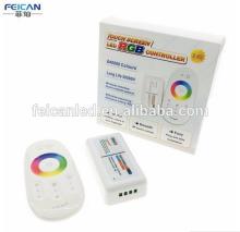 DC12-24V 18A 2.4G Wireless Touch Screen RGB LED Strip RF Controllers with Remote