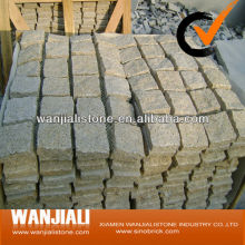 yellow paving stone