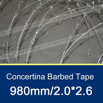 Concertina Wire 600mm Diameter Price/Concertina Barbed Wire 450mm Diameter Price/Concertina Razor Wire 900mm Diameter Price