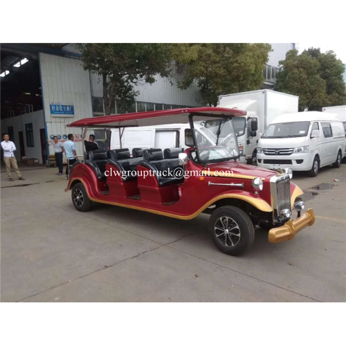 16 seater Electric sightseeing tour car shuttle bus
