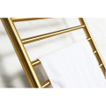 Brushed Gold Electric Heated Drying Towel Rack