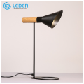 LEDER zwarte dressoir vloerlampen