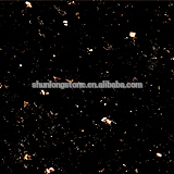 Black Galaxy granite tile slab countertop