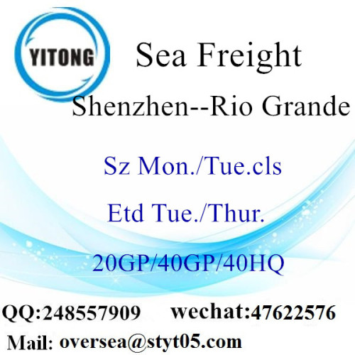 Shenzhen Port Sea Freight Shipping To Rio Grande