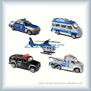 1:100 model car, buliding models, police car, fire car