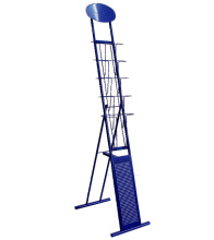 Metal magazine rack, magazine holder