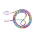 USB2.0 berkualiti tinggi Rainbow USB kabel data untuk kabel usb data iphone