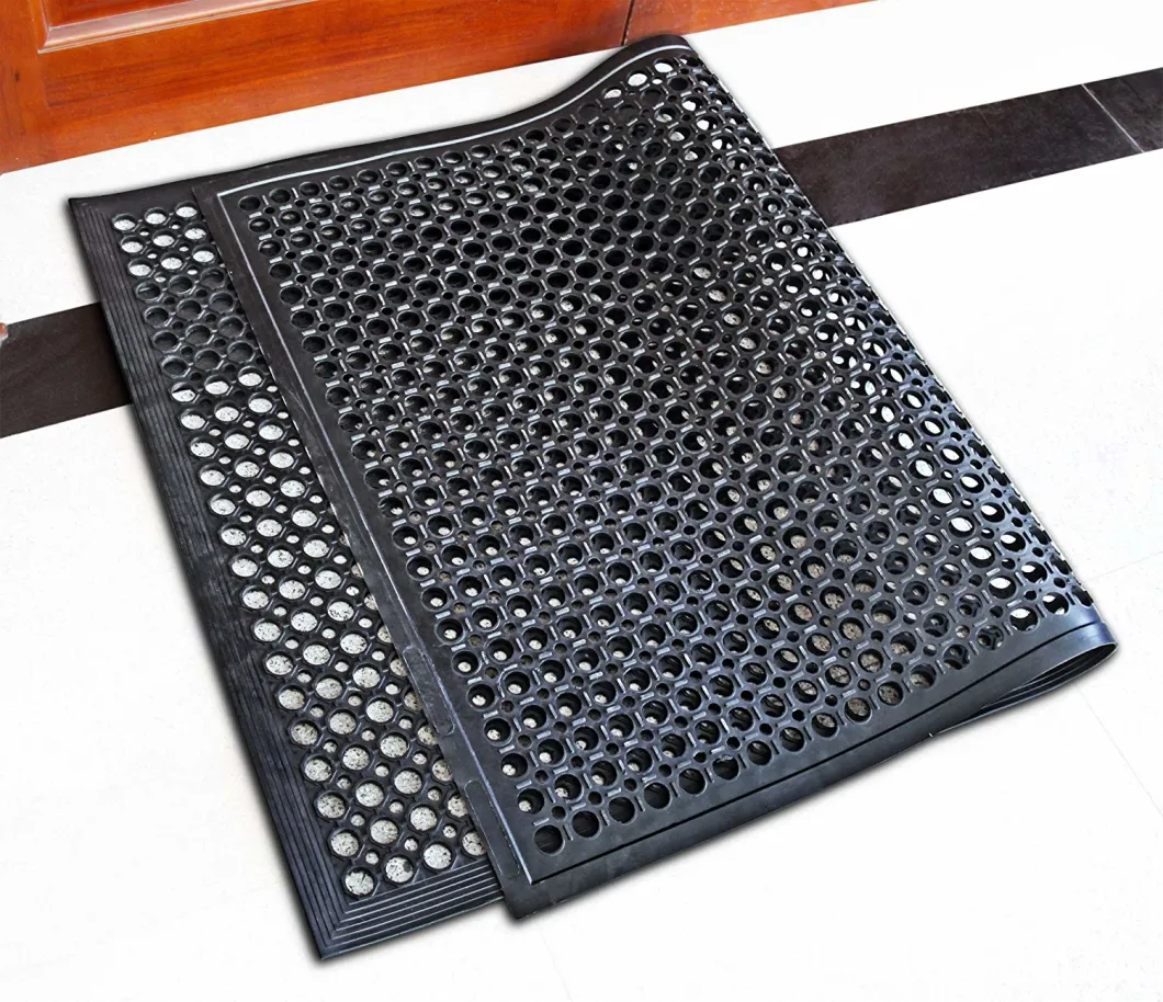 Non Slip Padded Rubber Mat/Commercial Restaurant Antislip Kitchen Mats