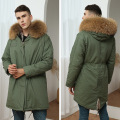 Veste Parka pour hommes de haute qualité longue sur mesure en gros