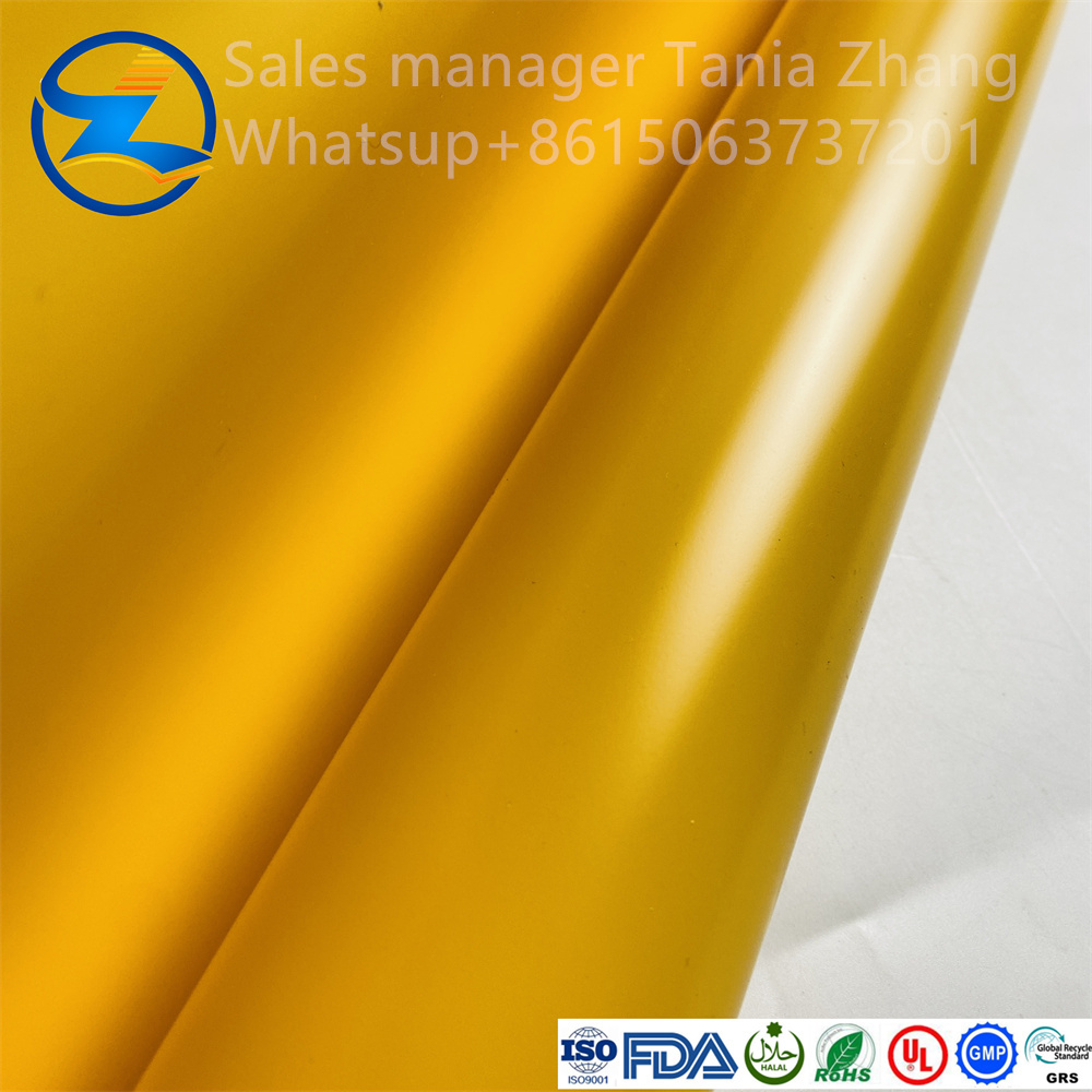 High Quality Customizable Yellow Pvc Film Packaging Material11 Jpg