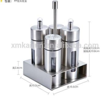 Set of 4pcs oil and vinegar bottle/oil and vinegar dispenser/stainless steel oil and vinegar bottle