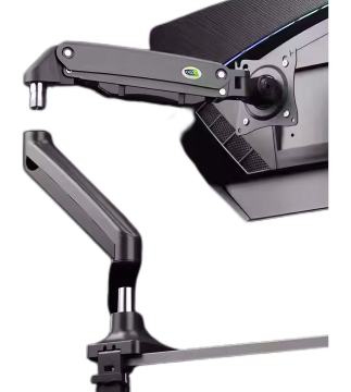 Adjustable home office single monitor stand