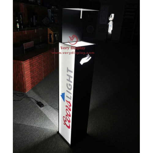 Automatisk beröringsfri golv Standing Sanitizer Dispenser
