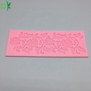 Flowers Lace Mat Wedding Silicone Cake Decoration