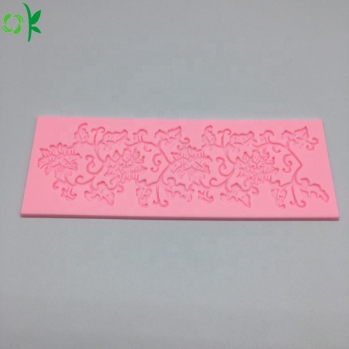 Bloemen Lace Mat Wedding Silicone Cake Decoration