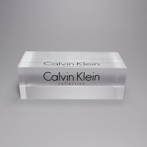 Personalized Clear Acrylic Solid Block