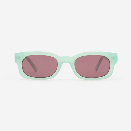 Retro Small Square Acetate Unisex Sunglasses