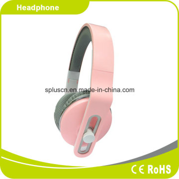 New Leisure Pink Wried Headphone OEM