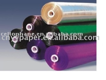 color cellophane paper roll