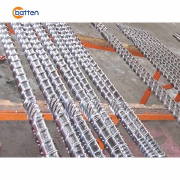 single bimetallic screws and barrels for wire/cable