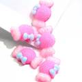 Precio de fábrica Kawaii Mini Bowknot Sweet Candy Flat Back Resina Cabochon para DIY Toy Decor Beads Slime Handmade Craft Decor