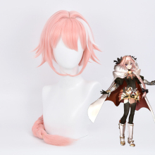 Astolfo Cosplay Wig - Pink Braided Fate/Apocrypha Series for Girls
