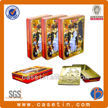 square tin, tin can for powder milk