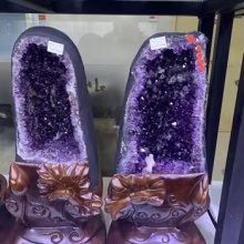 Wholesale Natural Purple Amethyst Geode Clusters for Fengshui
