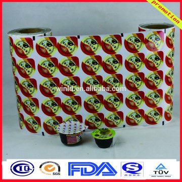 printing bubble tea aluminum foil peelable film