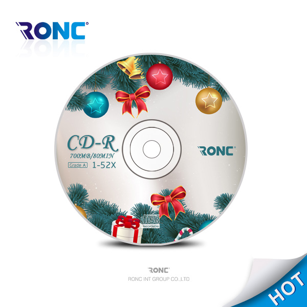 Christmas Promotional Gift Blank CD-R with 700MB