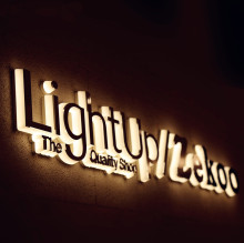 Front Back Lit Halo Channel Letters Signs