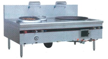Cooking range, Big wok & burner w/ warmer