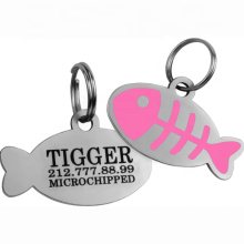 Yiwu Aceon Stainless Steel No Scratch Pet Collar Tag