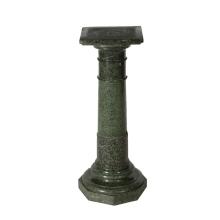 Green Marble Stone Pillar Pedestal