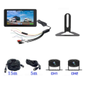 7'' 2 channel vehicle monitor syste support 2.5D touch/BSD/MP5/Bluetooth/FM/voice control