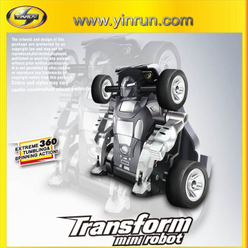 trans robot remote control car electric kid