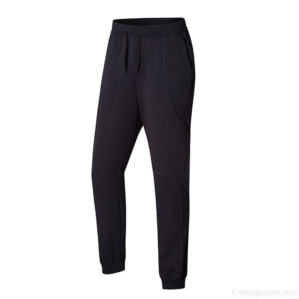 Pantalon élastique en coton élastique pour les hommes