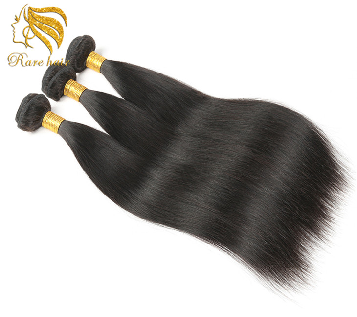 Lsy  10A Grade  Straight Virgin Peruvian Human Hair , Wholesale  Hair Weave Distributors Peruvian Straight Hair Extensions