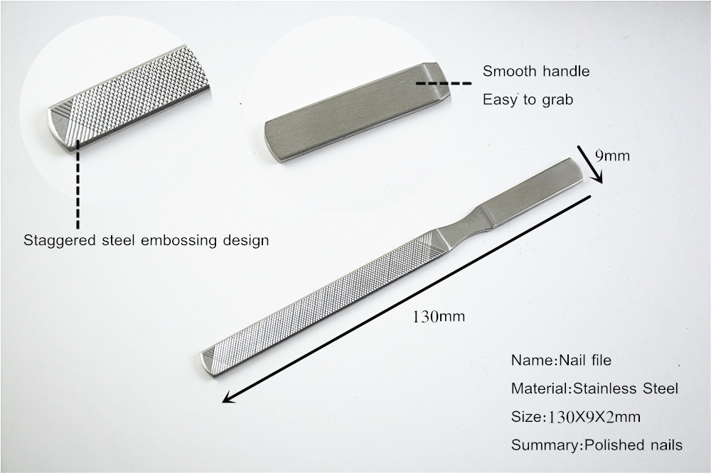 Lima de uñas de metal curvado Curved Metal Nail File