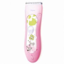 New Listed Product for Babies' Hair Clipper with Light Pink and Waterproof
