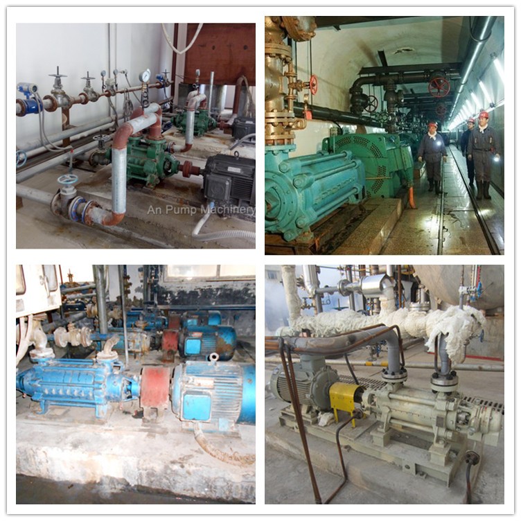 Trailer diesel multistage mine use multistage water pump