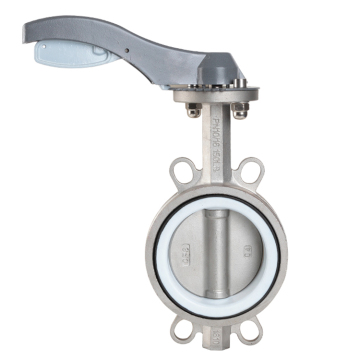 Stainless steel Handle Wafer Butterfly valves