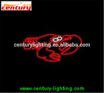 LOBSTER LOGO ANIMATED led sign