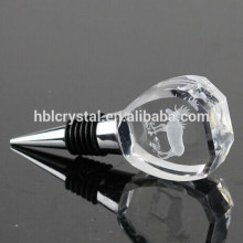 Cheap crystal engraved personalized wine stopper for gifts