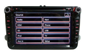 High Brightness Volkswagen Dvd Gps Navigation System St-ans810