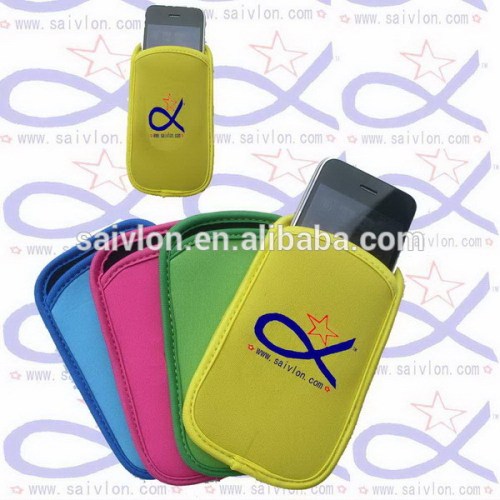 Waterproof neoprene cell phone bag