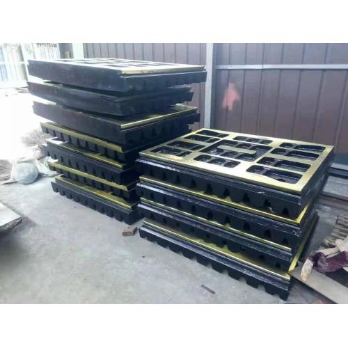 C125 stone jaw crusher wear parts jaw plate
