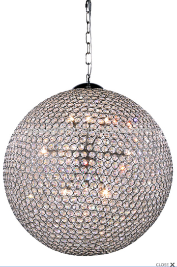 contemporary most popular crystal ball chandelier